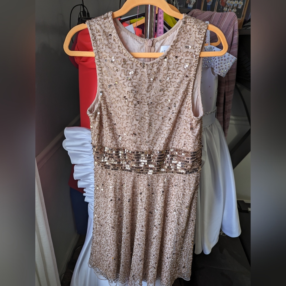 Ashley Lauren dress (Girls) Champagne color